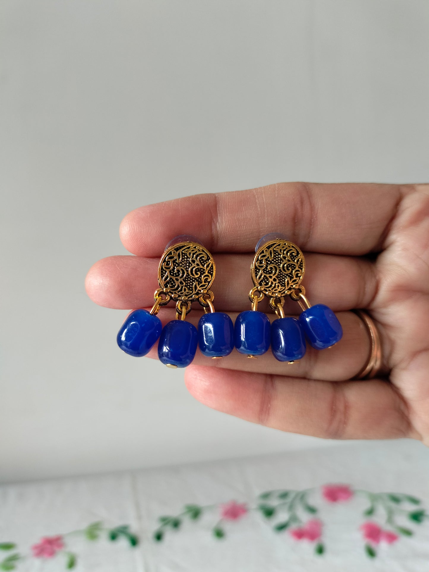 Blue Colour Earrings