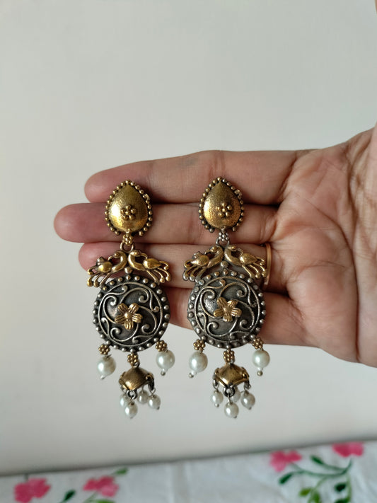 Golden Hanging Earrings