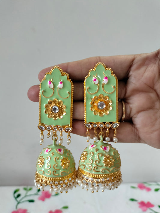 Light Green Earrings