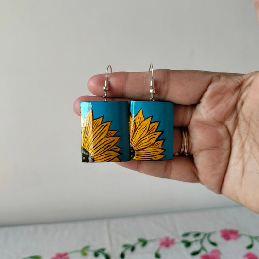 Neem Wood Handmade Earrings