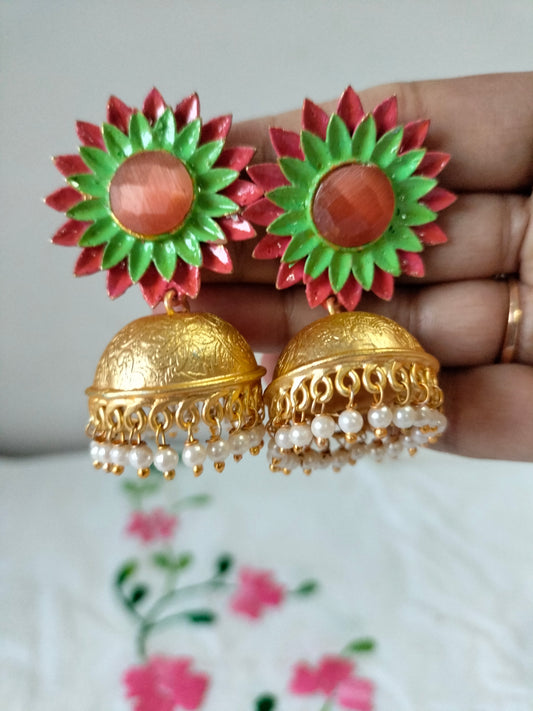 Sunflower Jhumka