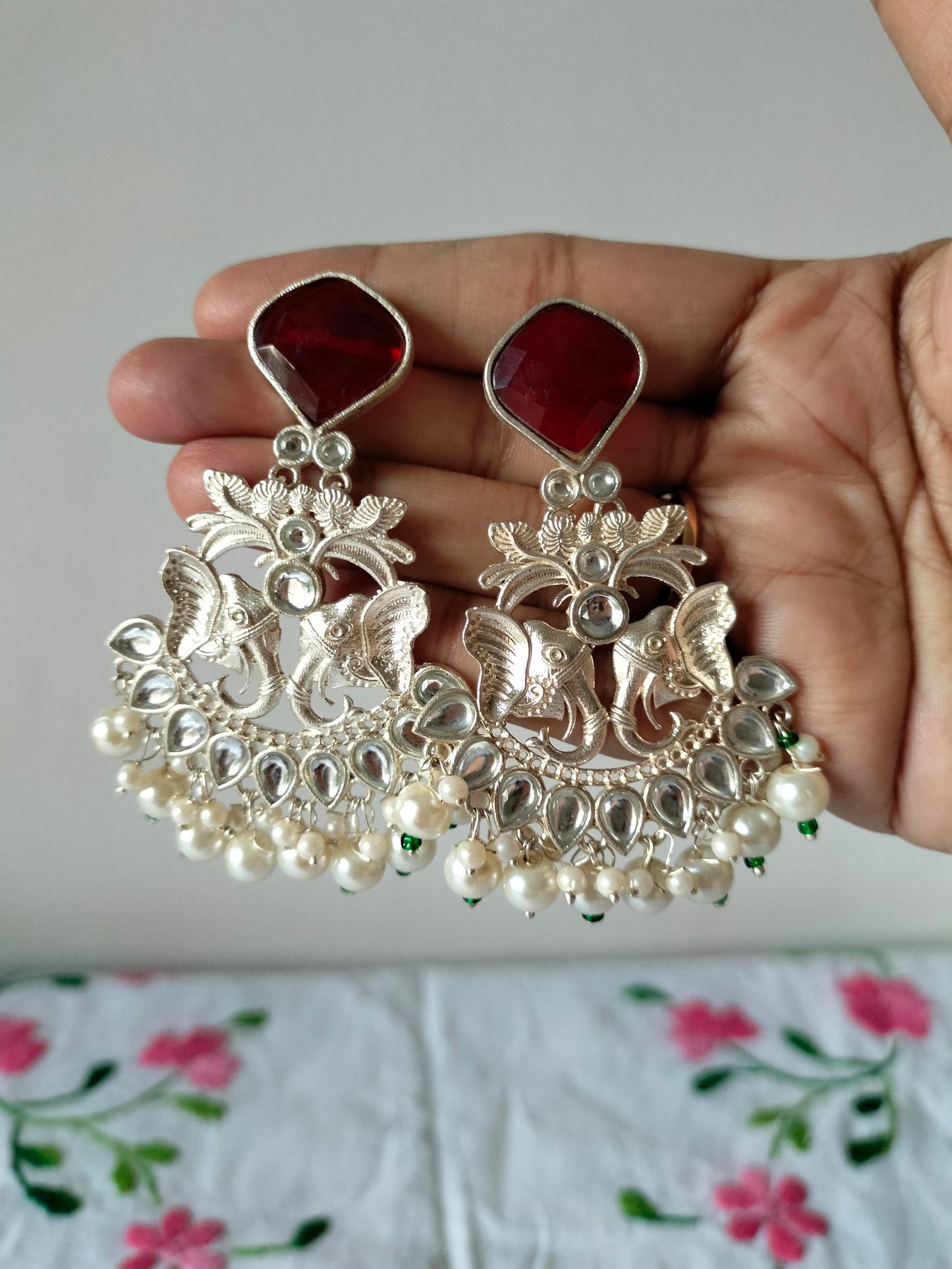 Thappa style Earrrings